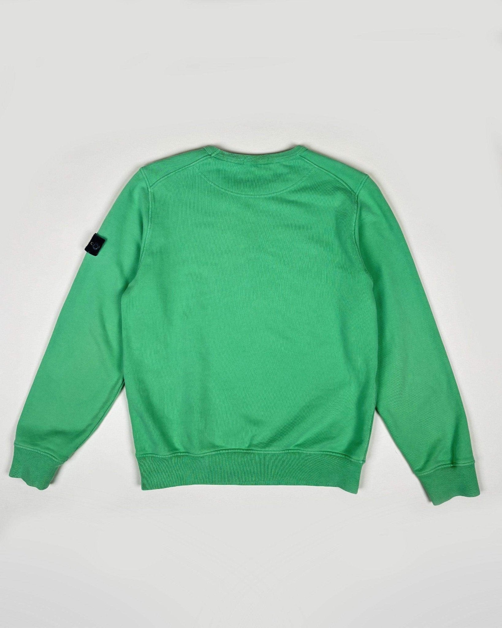 STONE ISLAND - SWEATSHIRT à COL ROND (junior) - VERT - Taille XS