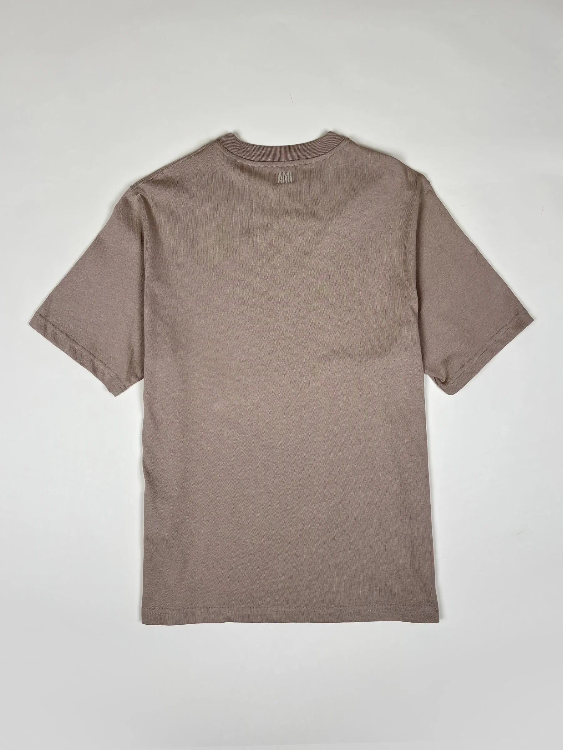 T-shirt Ami Paris Beige Taille XS - Vue Secondaire