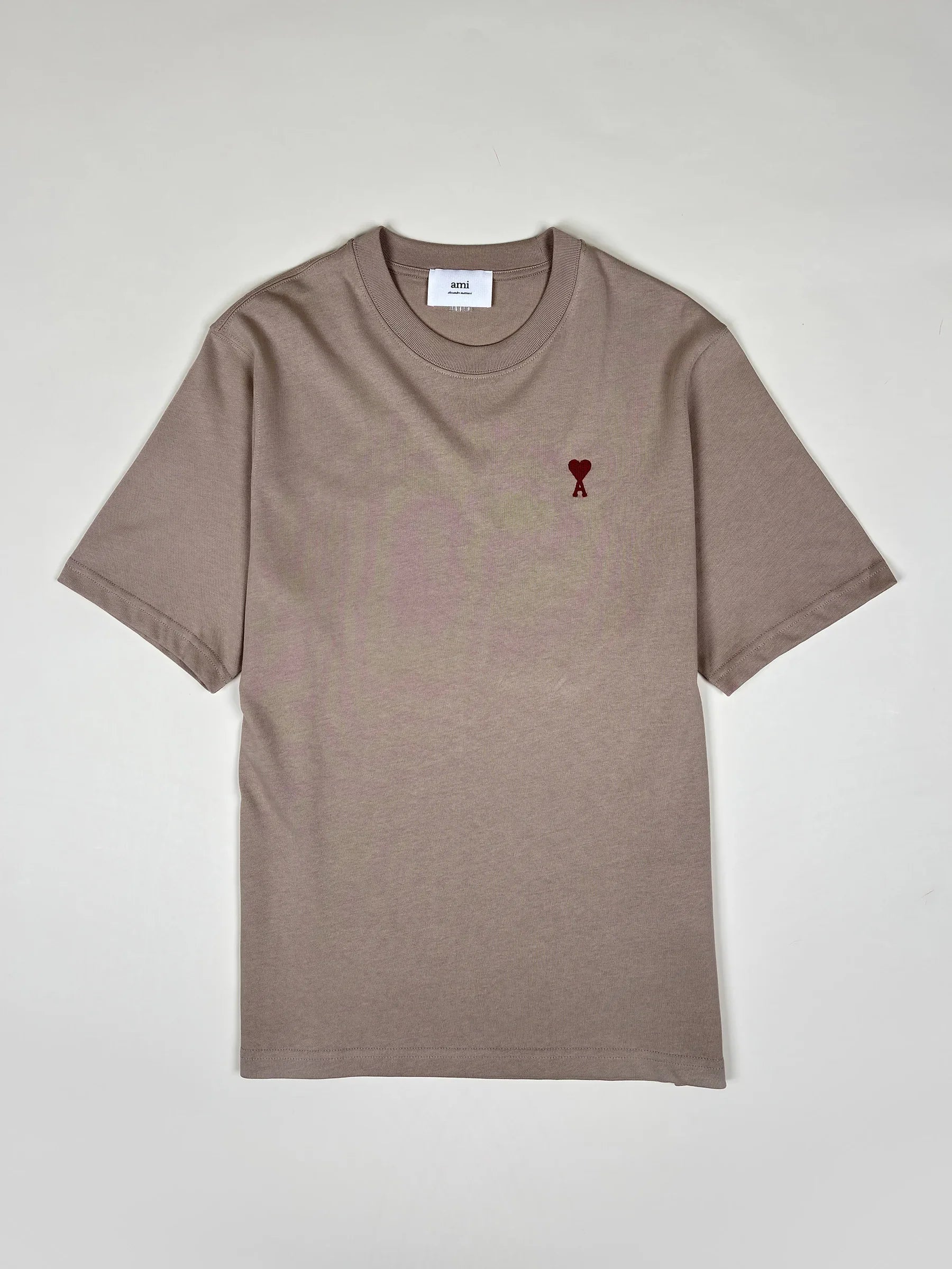 T-shirt Ami Paris Beige Taille XS - Vue Principale