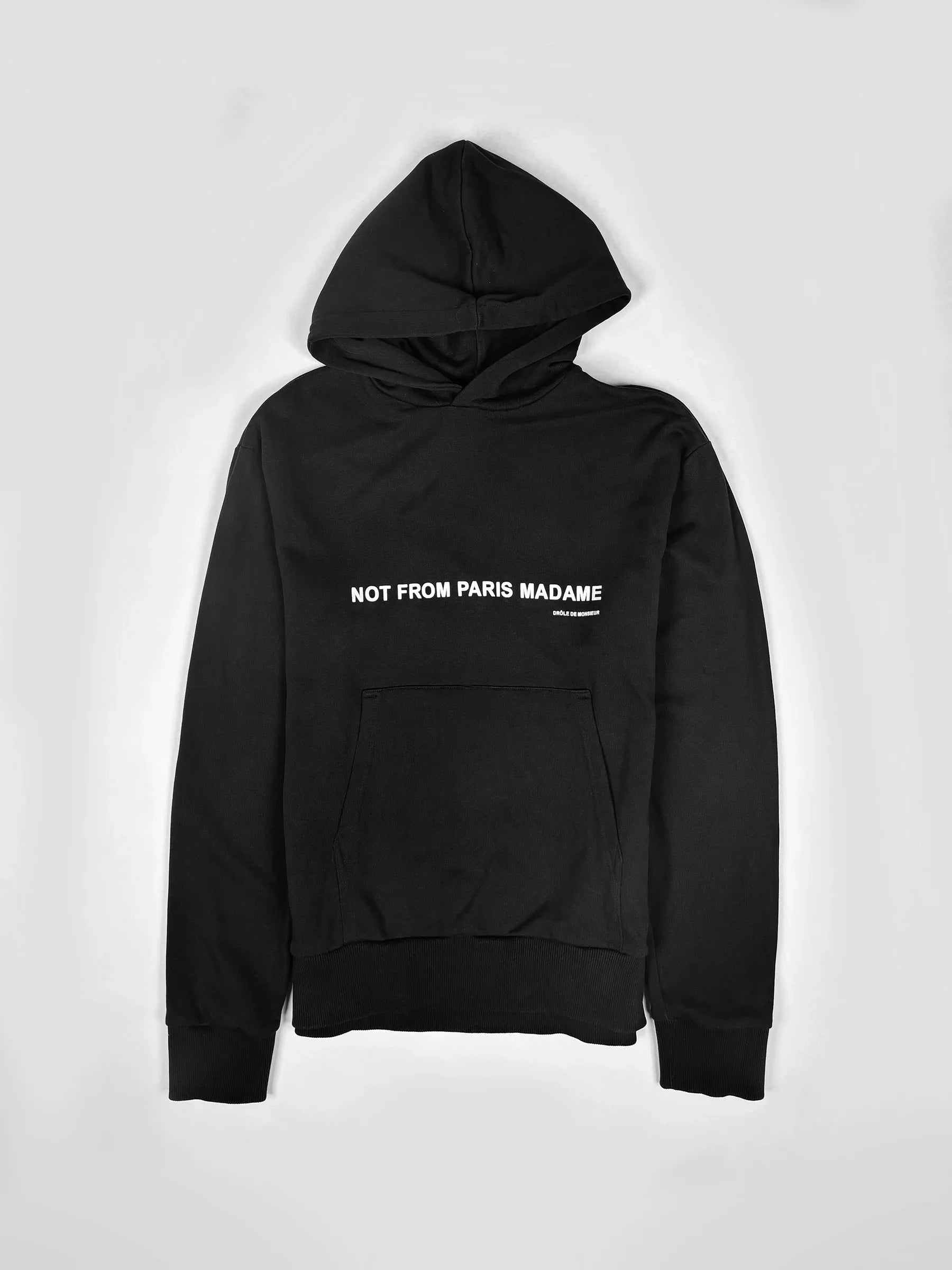Hoodie Drôle De Monsieur Noir Taille S - Vue Principale