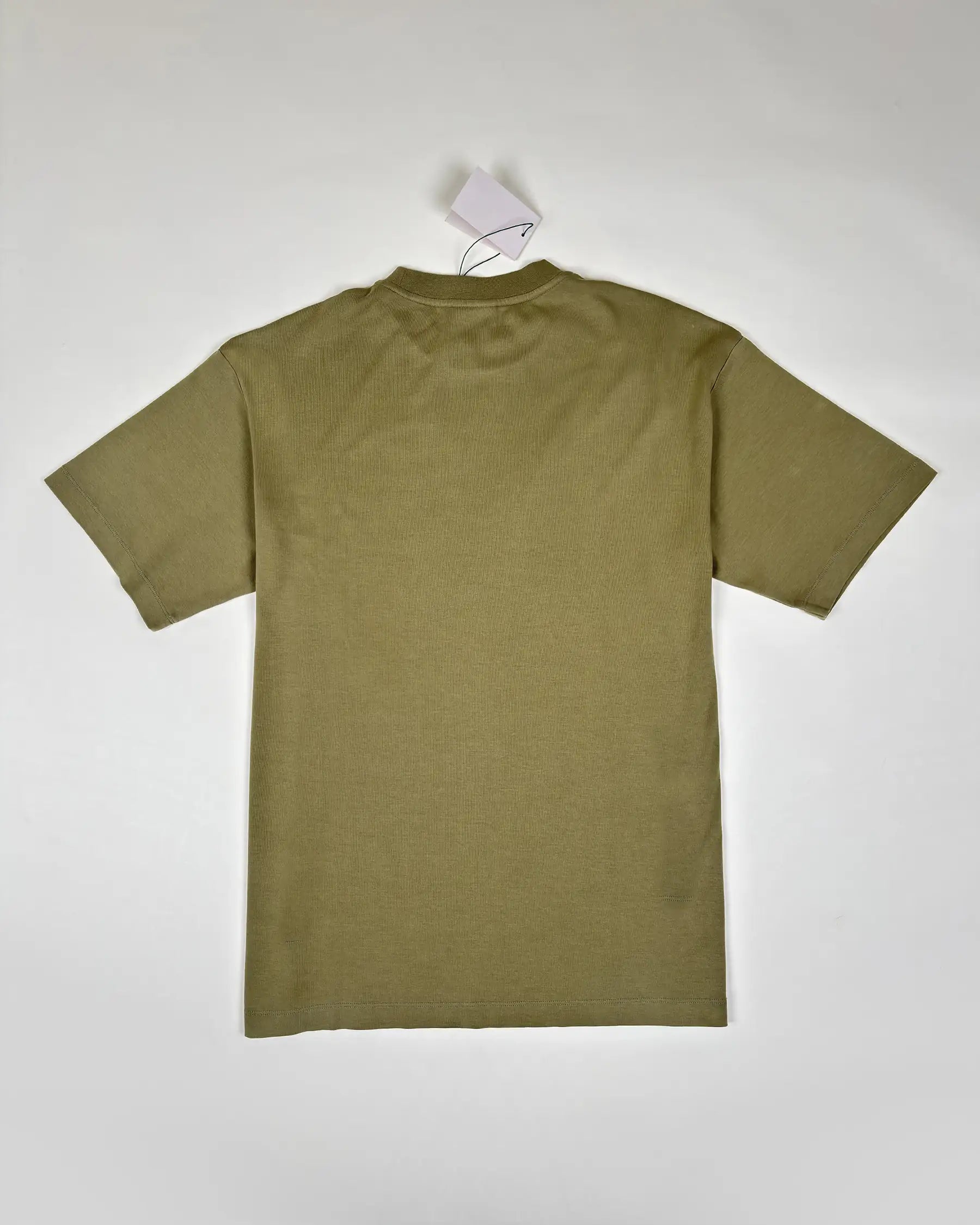 T-Shirt Drôle de Monsieur Vert Kaki en Coton - Taille XS