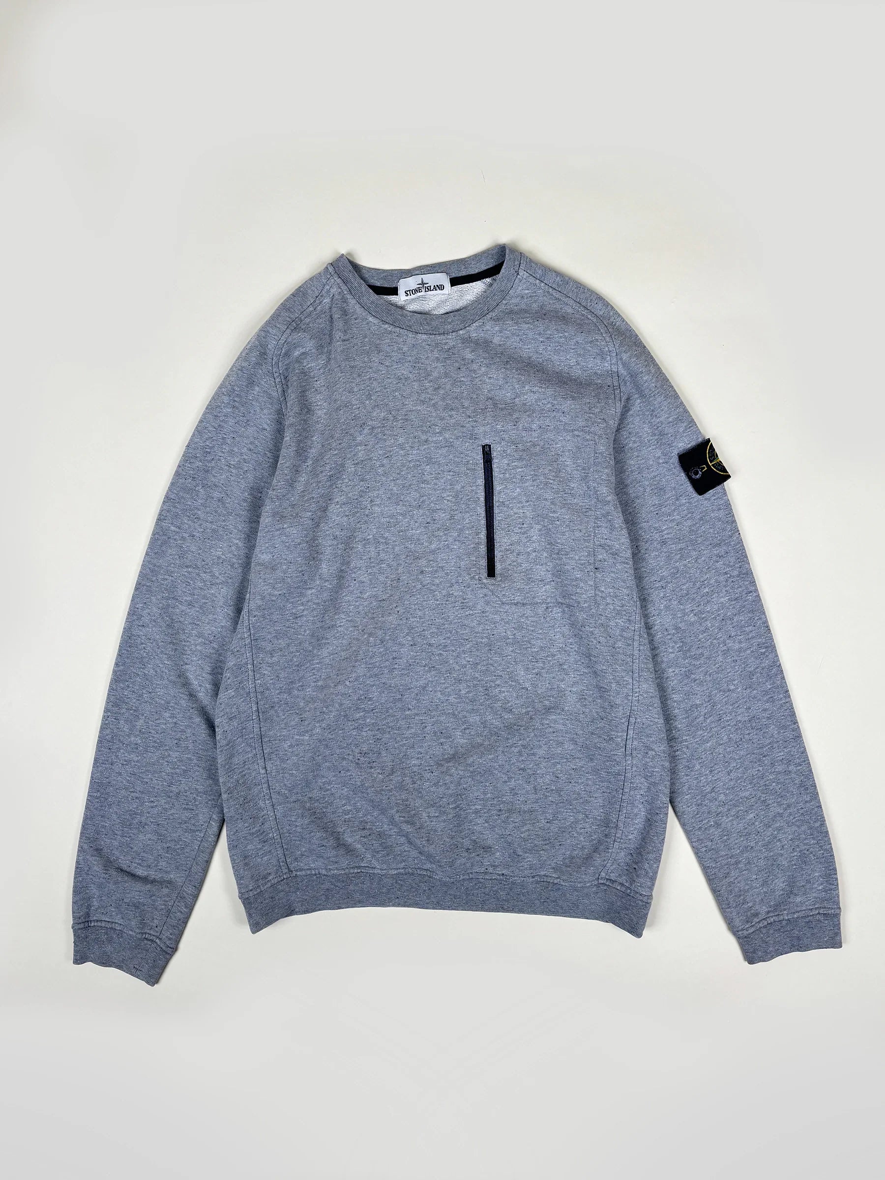 Sweat Stone Island Gris Taille L - Vue Principale
