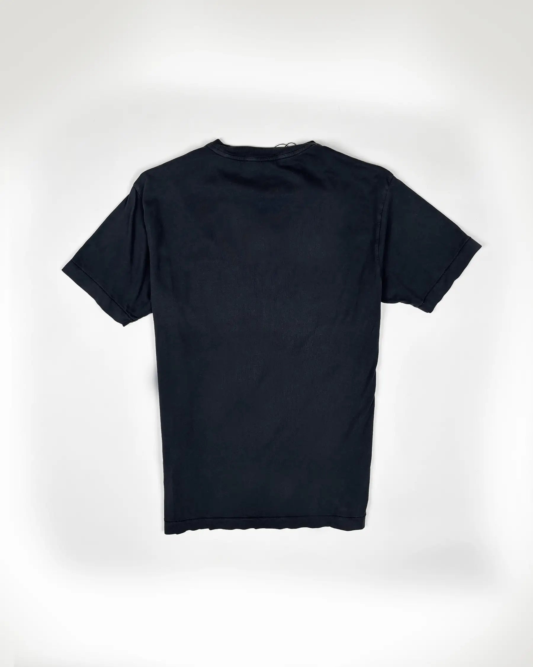T-Shirt Stone Island Noir en Coton - Taille L