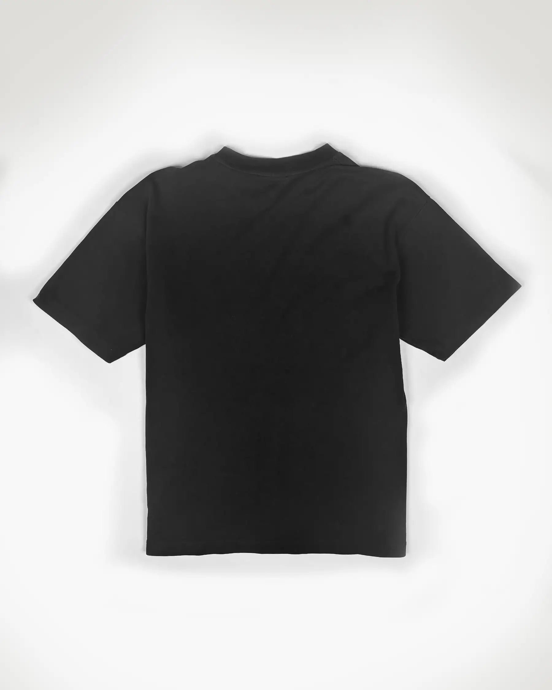 T-Shirt Drôle de Monsieur Noir en Coton - Taille M