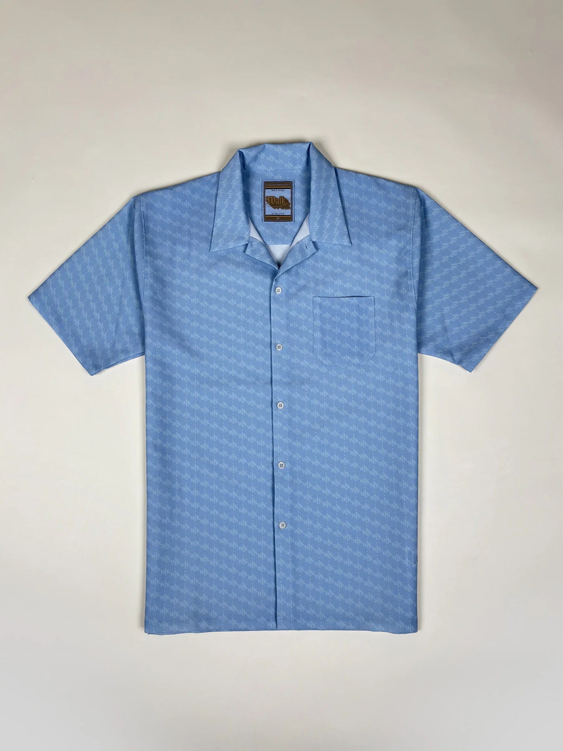 Chemise Walk In Paris Bleue Taille M - Vue Principale