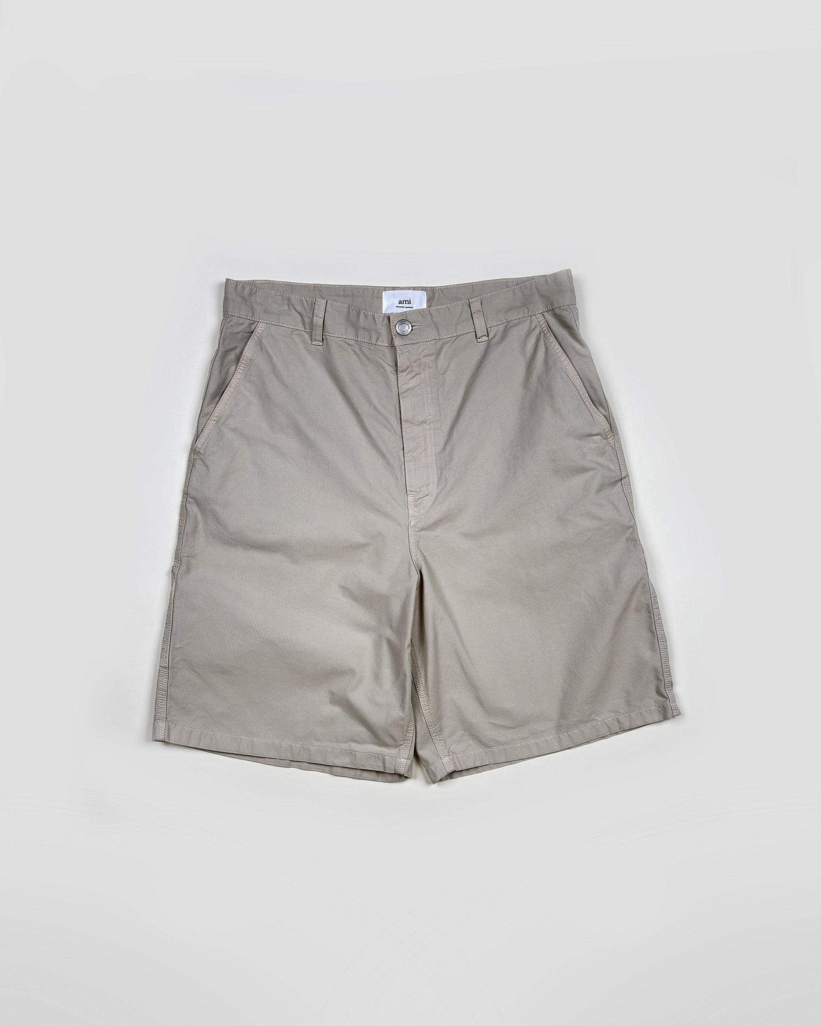 BERMUDA WORKER - BEIGE - Taille XL - AMI PARIS