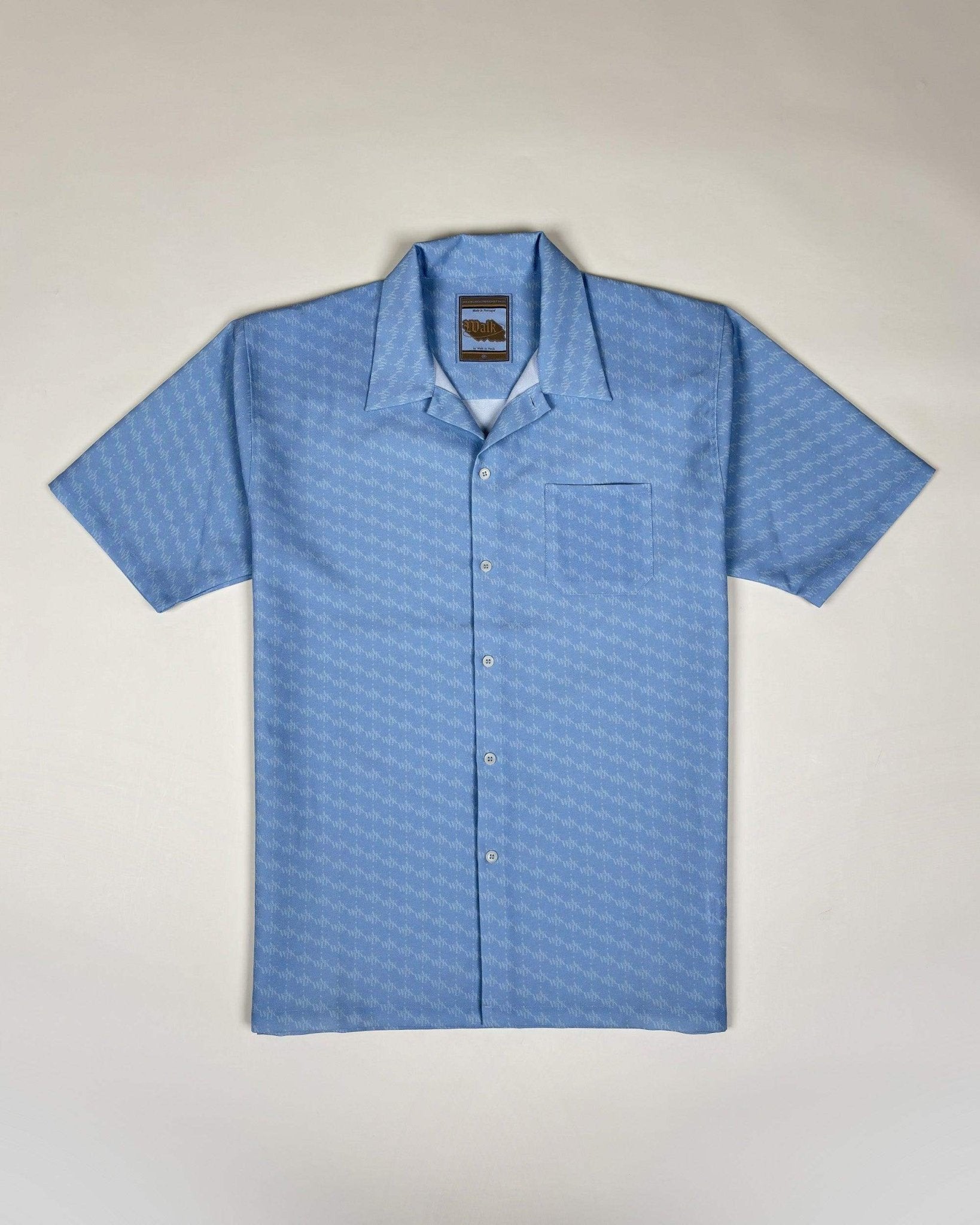 CHEMISE MONOGRAMME - BLEU - Taille M - WALK IN PARIS
