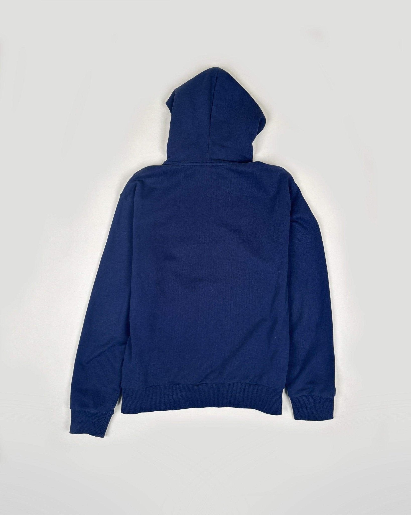 LE SWEAT à CAPUCHE SLOGAN ARCHIVES - BLEU - Taille S - DRÔLE DE MONSIEUR