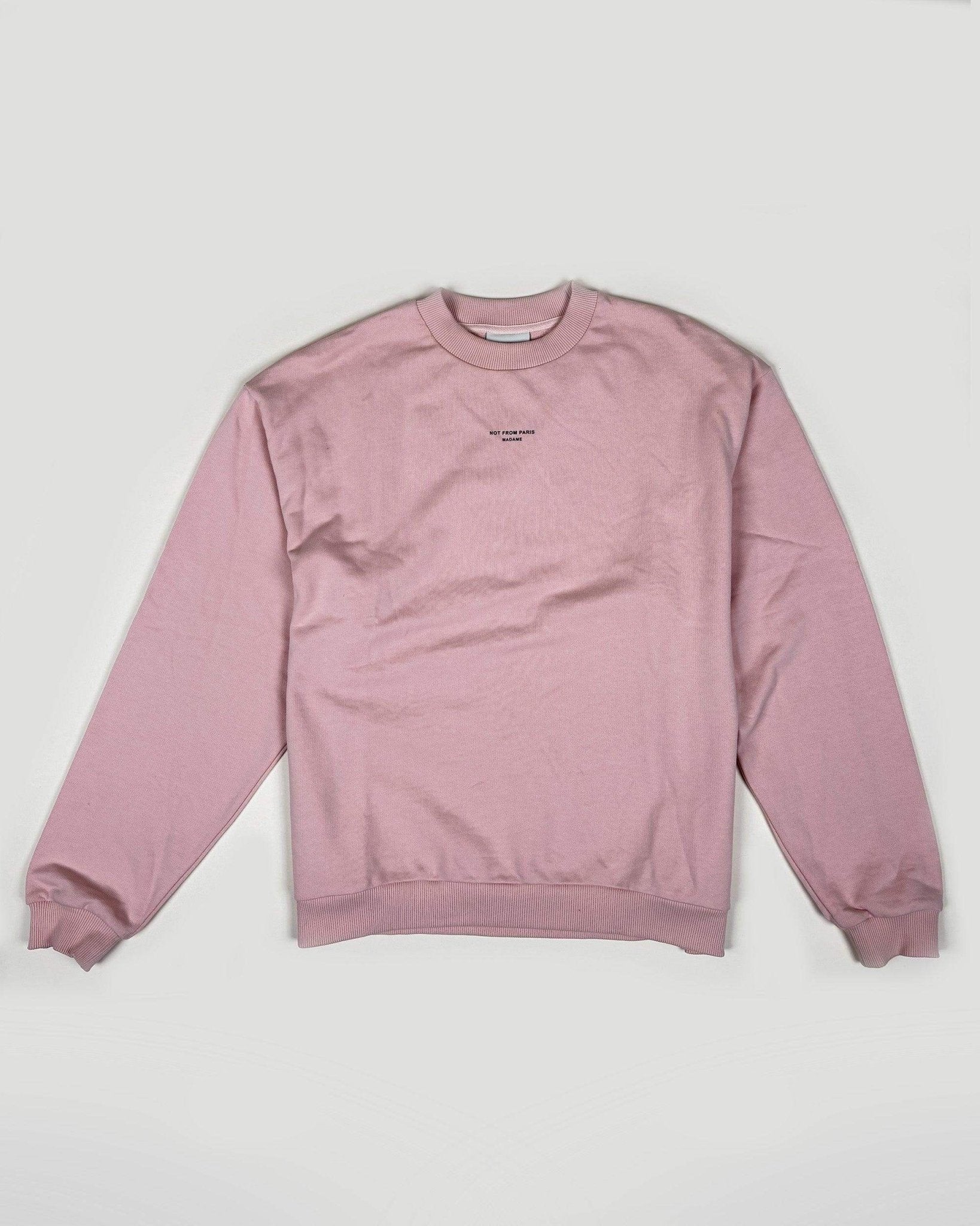 LE SWEATSHIRT SLOGAN - ROSE - Taille M - DRÔLE DE MONSIEUR