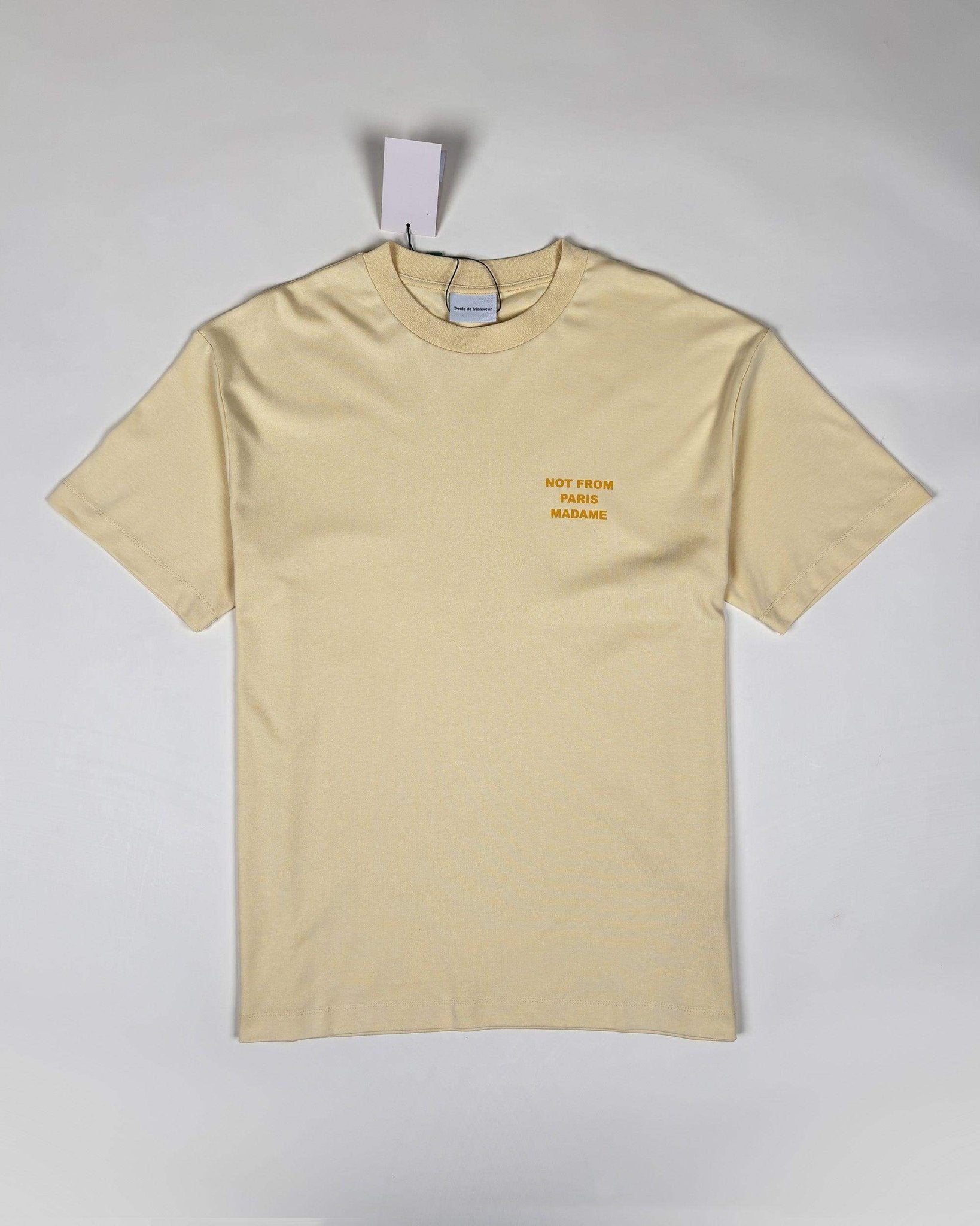 LE TEE SLOGAN - BEIGE - Taille XL - DRÔLE DE MONSIEUR