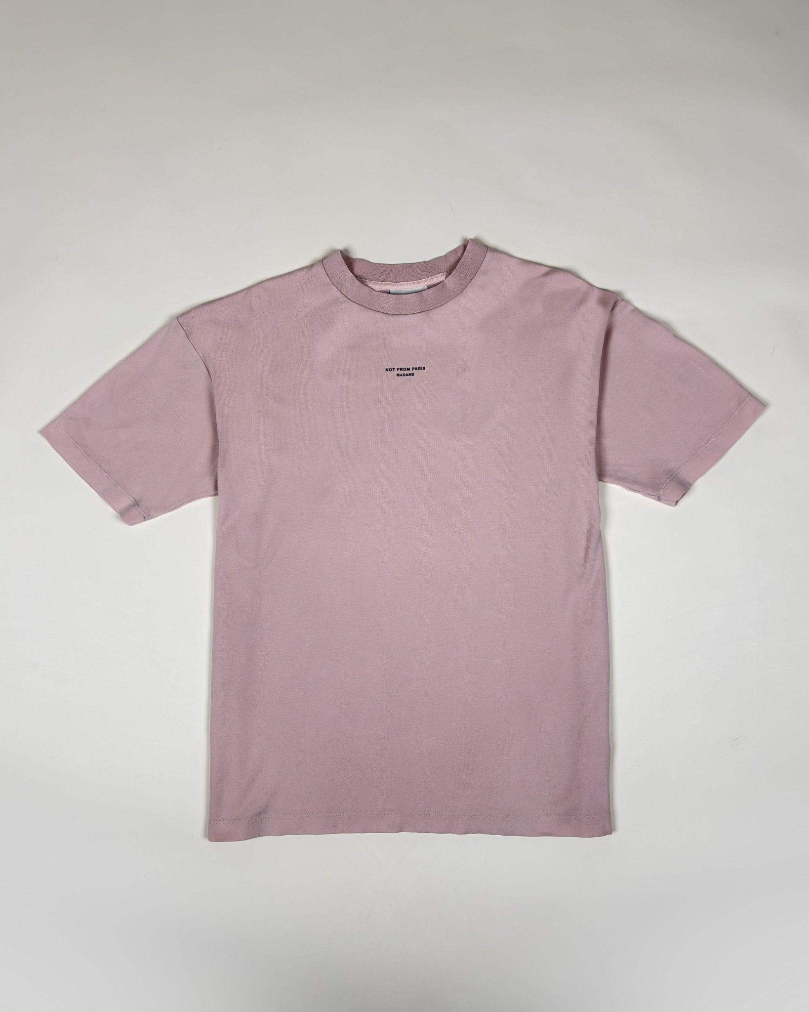 LE TEE SLOGAN - ROSE - Taille M - DRÔLE DE MONSIEUR