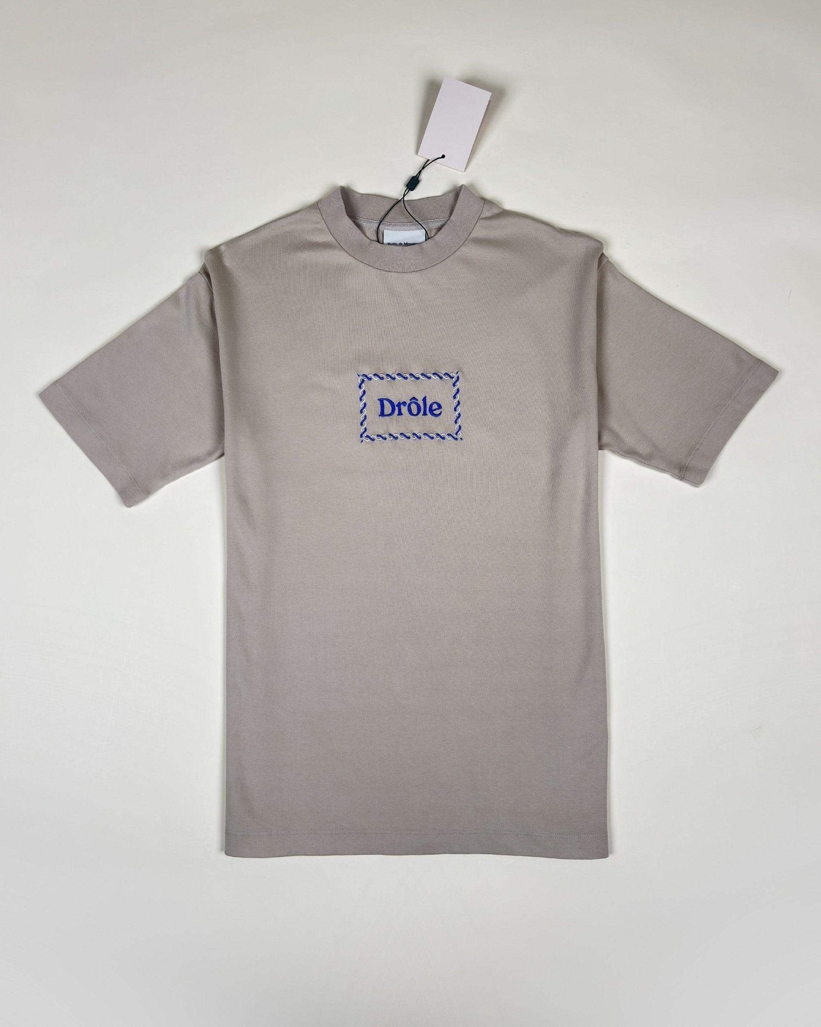 LE TEE TRESSé - BEIGE - Taille XS - DRÔLE DE MONSIEUR