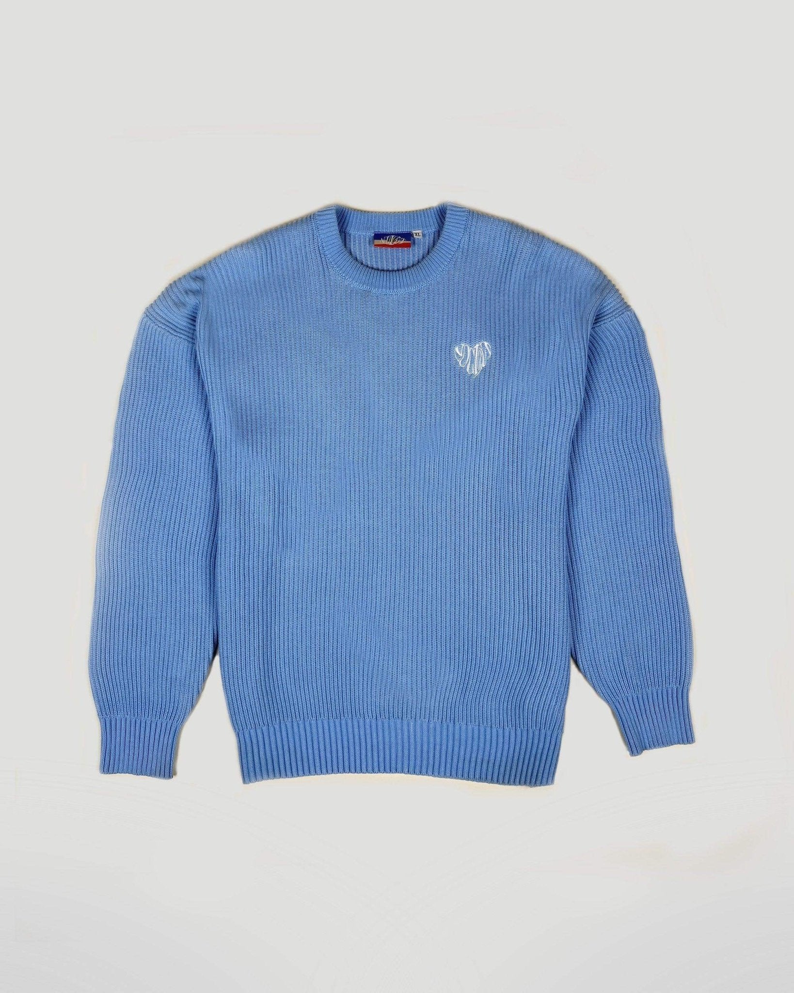 PULL COL AJUSTé - BLEU - Taille XL - NOCLOUT