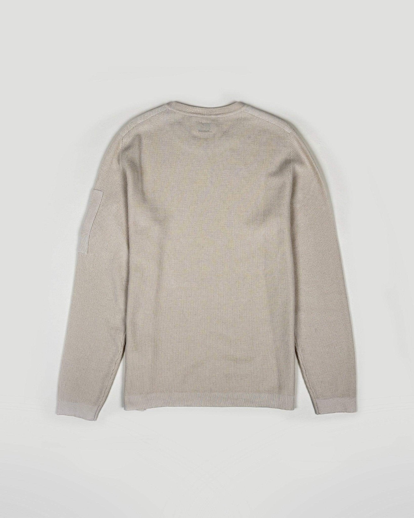 PULL EN MAILLE AVEC LENTILLE - BEIGE - Taille M & L - C.P. COMPANY