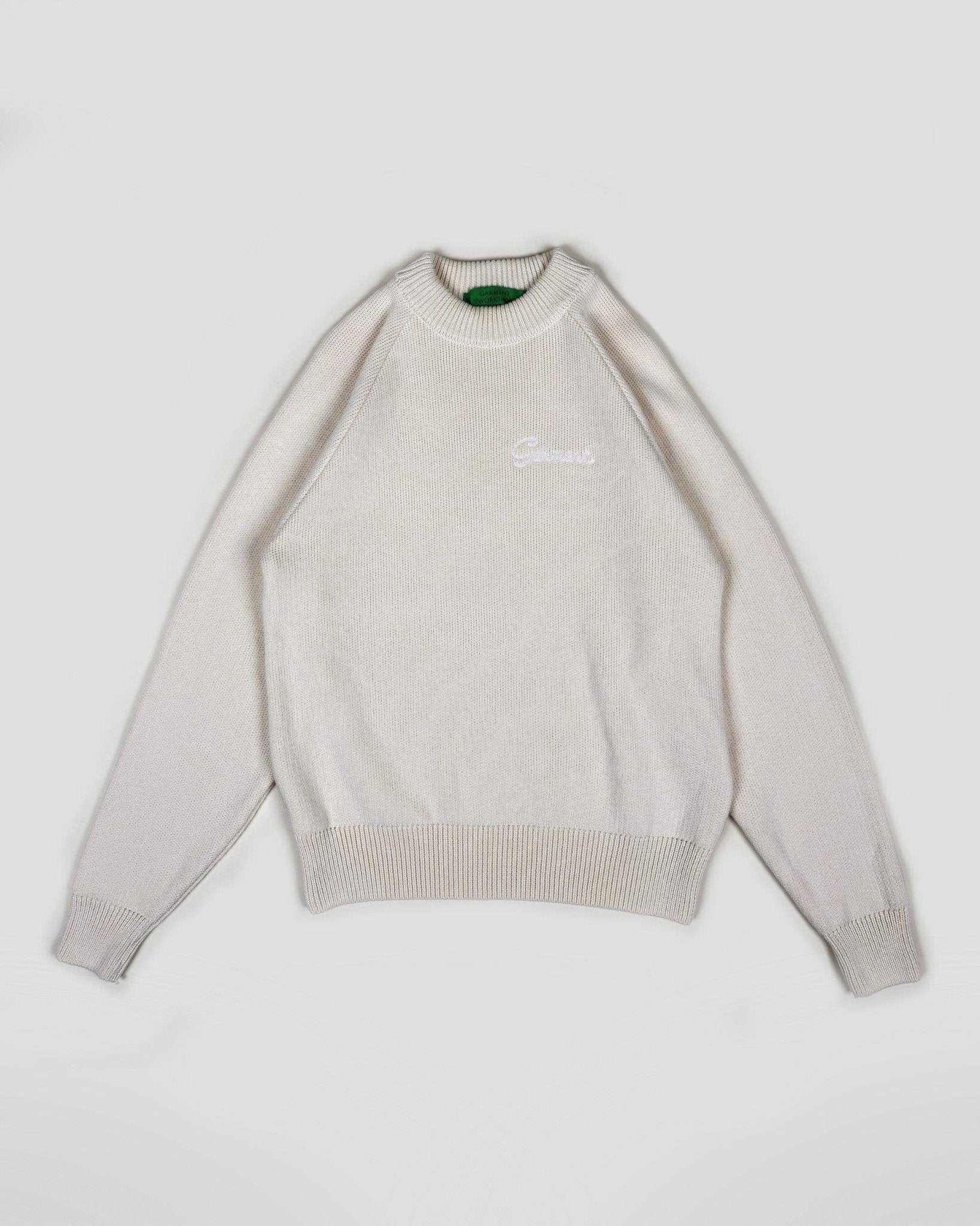 PULL EN MAILLE - BEIGE - Taille XS - GARMENT WORKSHOP