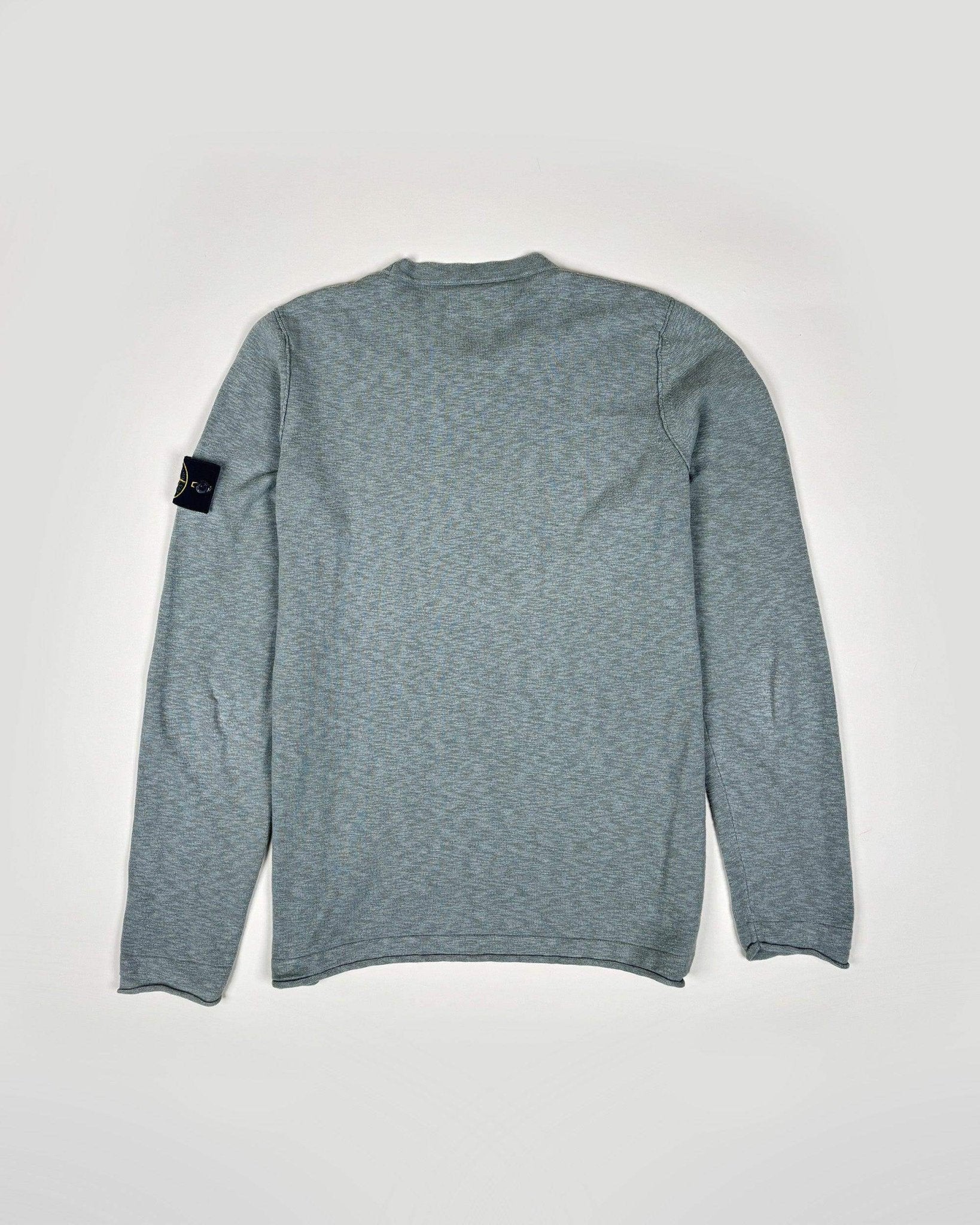 PULL LéGER AVEC PATCH - VERT - Taille L - STONE ISLAND