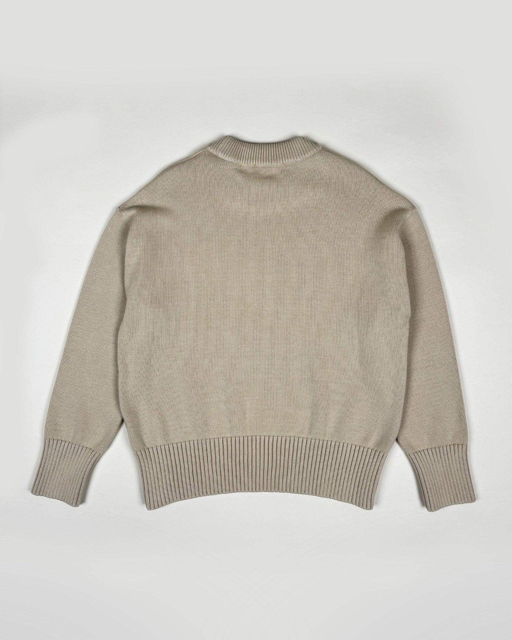 PULL MAILLé AMI DE COEUR - BEIGE - Taille S - AMI PARIS