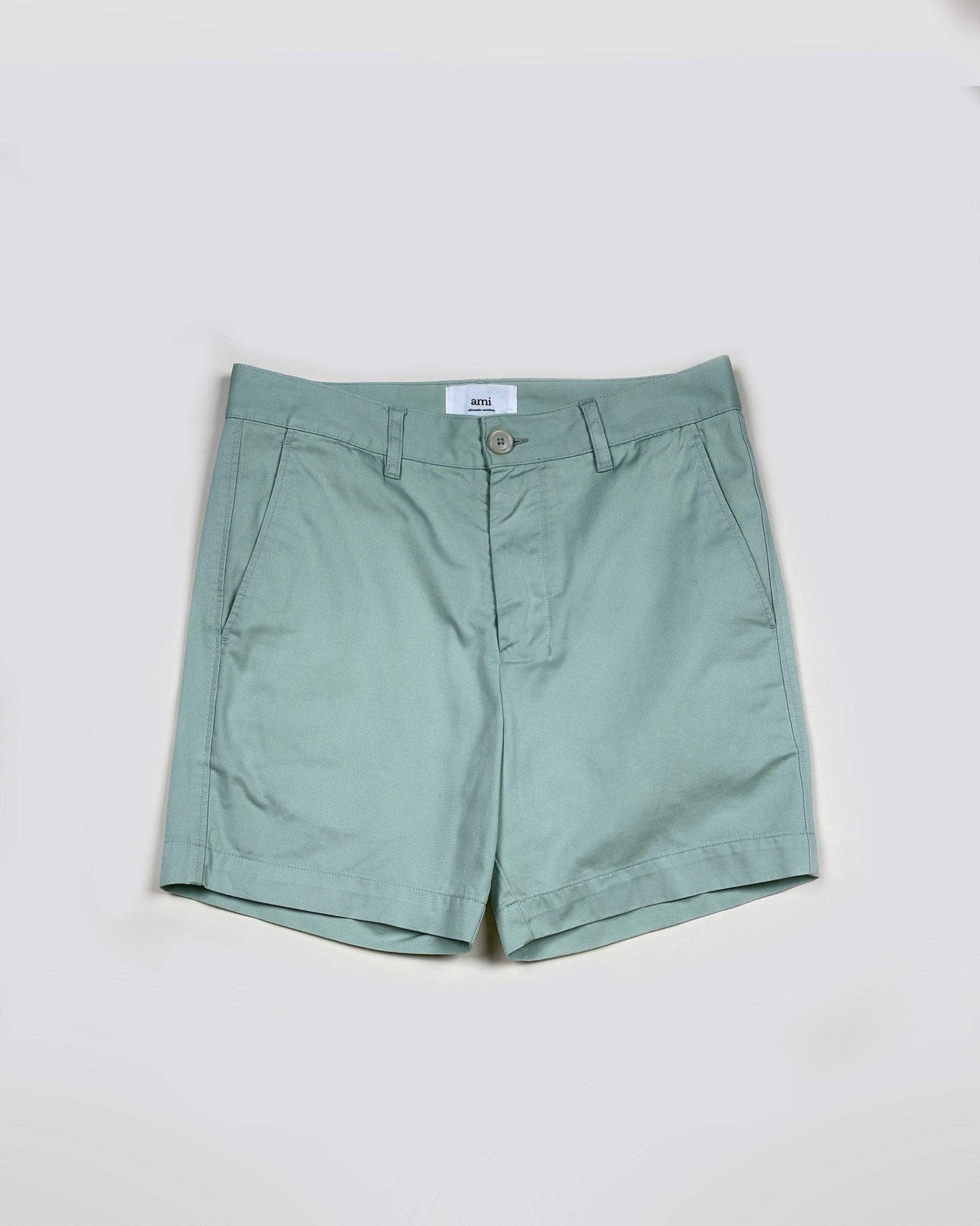 SHORT CHINO - AQUA - Taille M - AMI PARIS