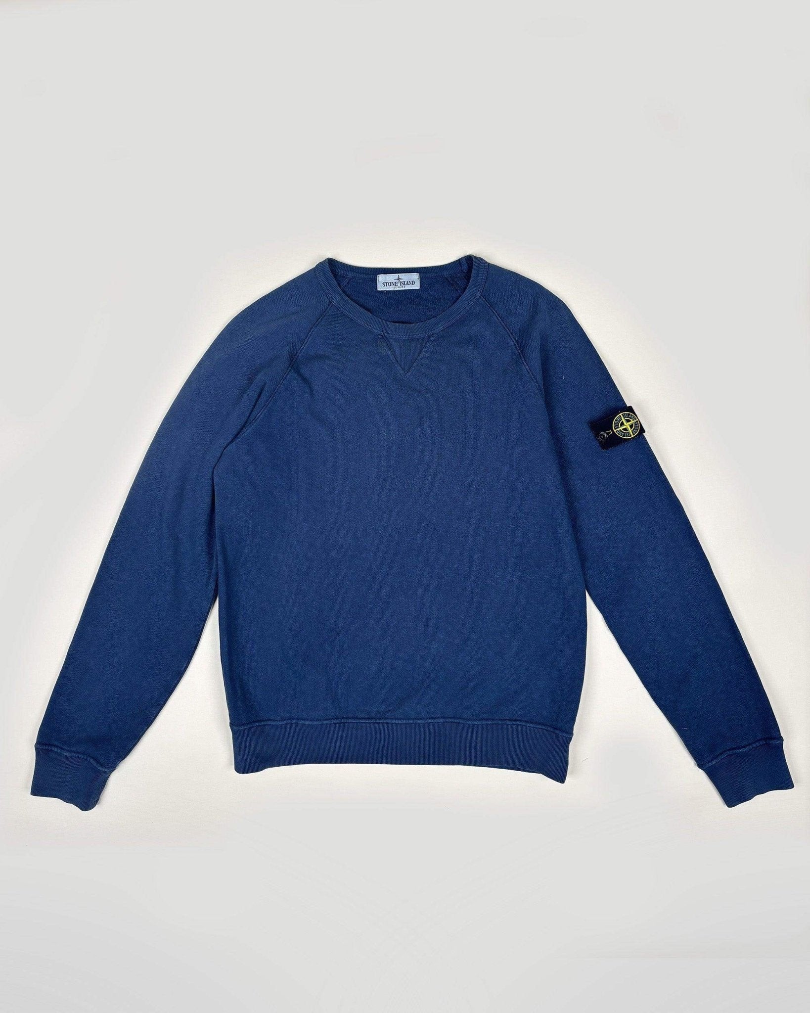 STONE ISLAND - SWEATSHIRT à COL ROND (junior) - BLEU - Taille XS