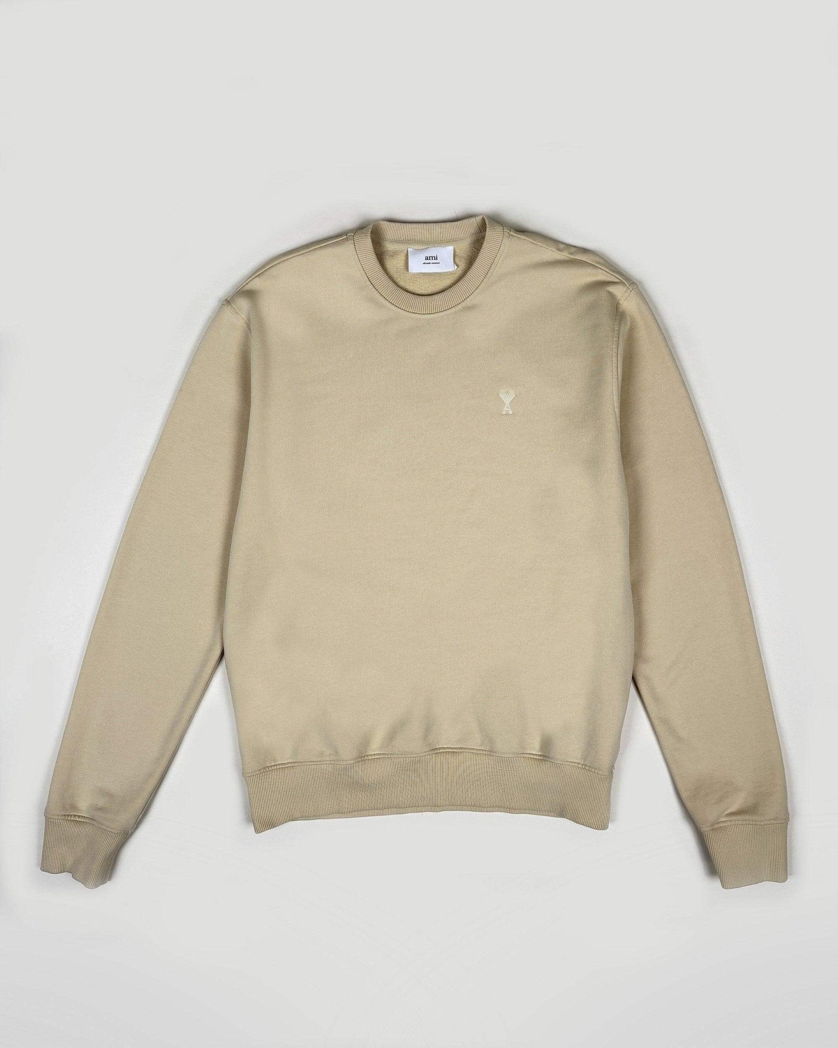 SWEATSHIRT AMI DE COEUR - BEIGE - Taille L - AMI PARIS