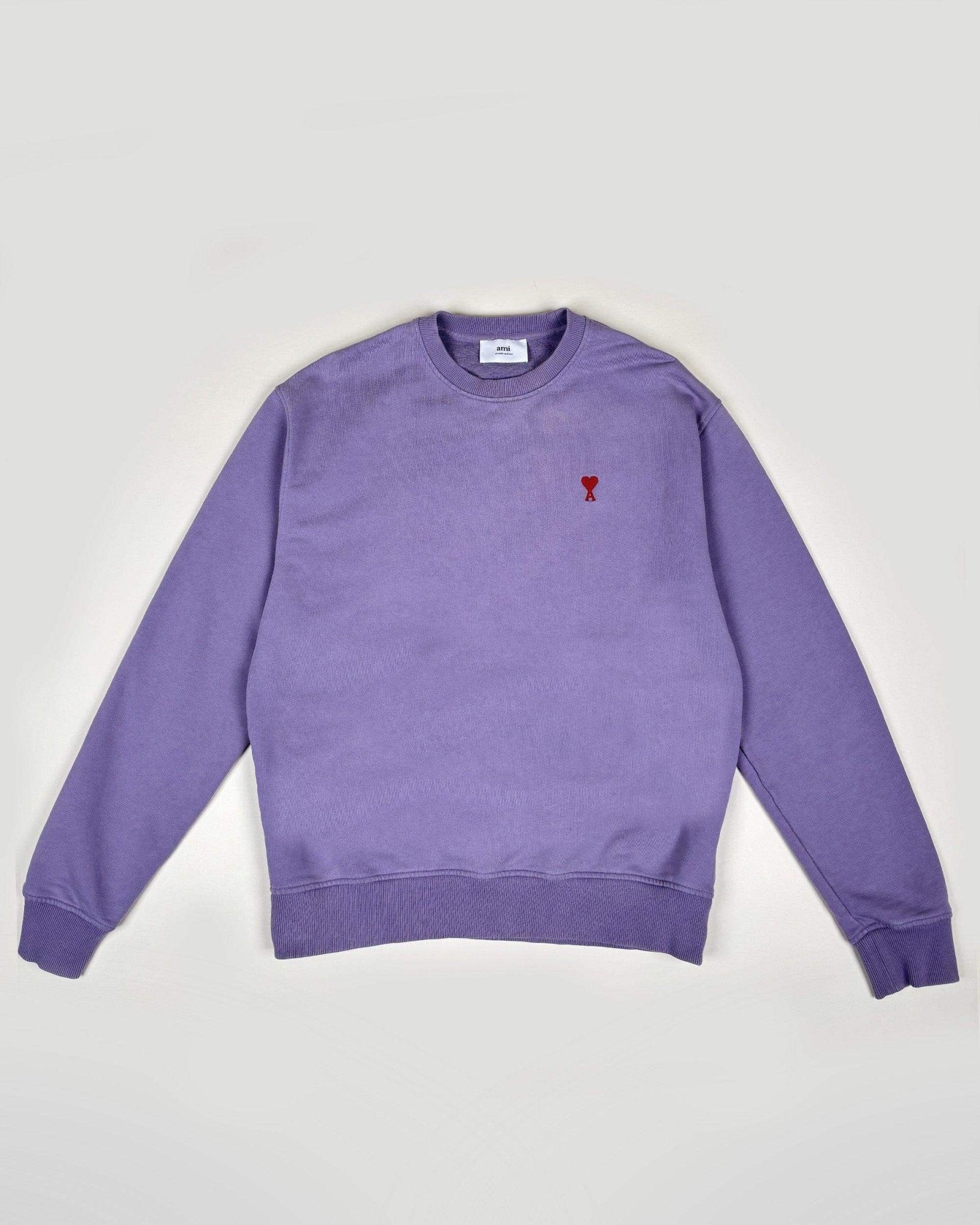 SWEATSHIRT AMI DE COEUR - VIOLET - Taille XL - AMI PARIS