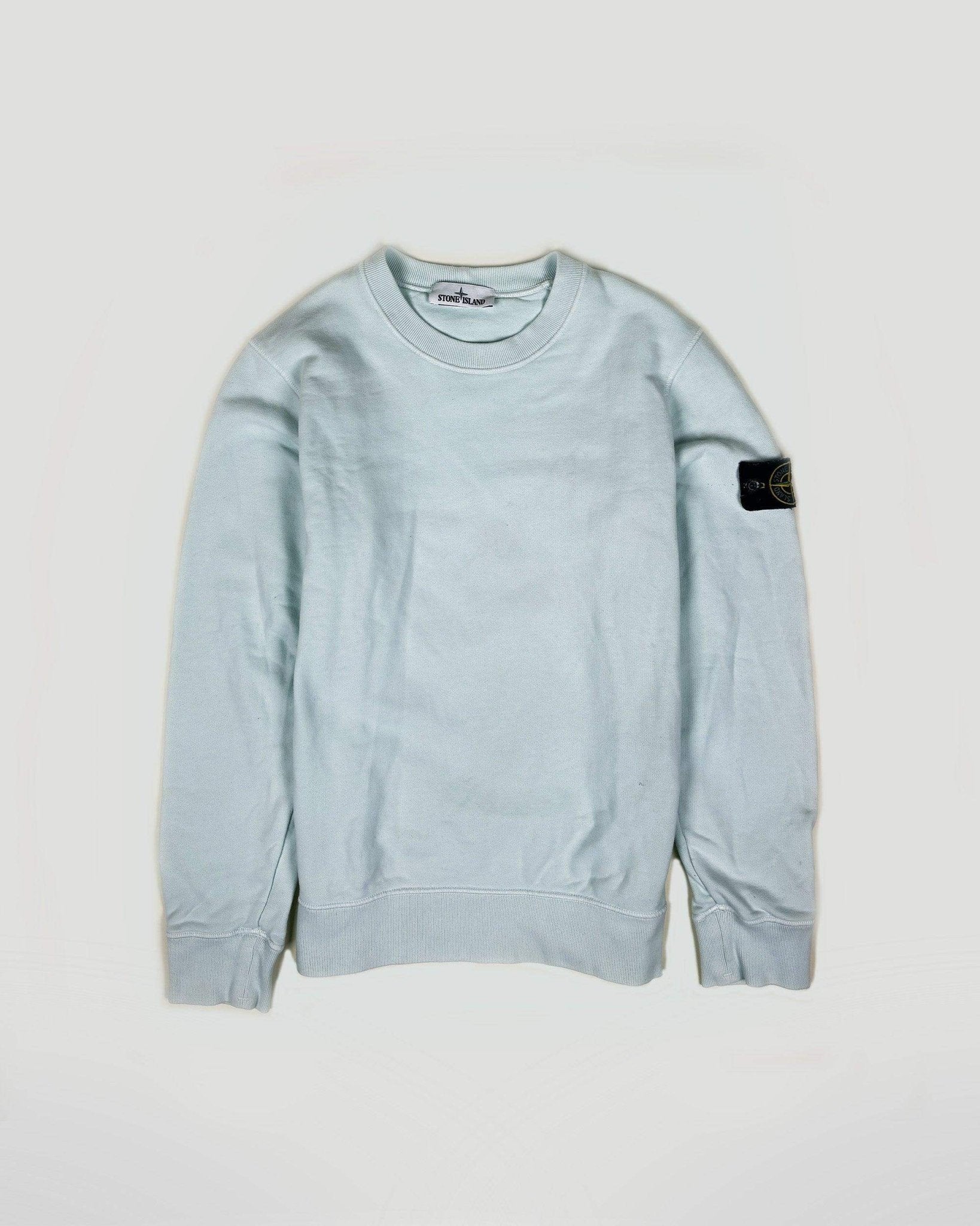 STONE ISLAND - SWEATSHIRT AVEC PATCH - TURQUOISE - Taille S