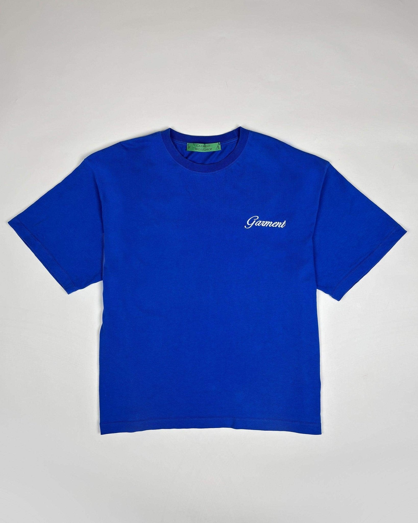 TEE - SHIRT BOXY "YOU KNOW" - BLEU - Taille L - GARMENT WORKSHOP