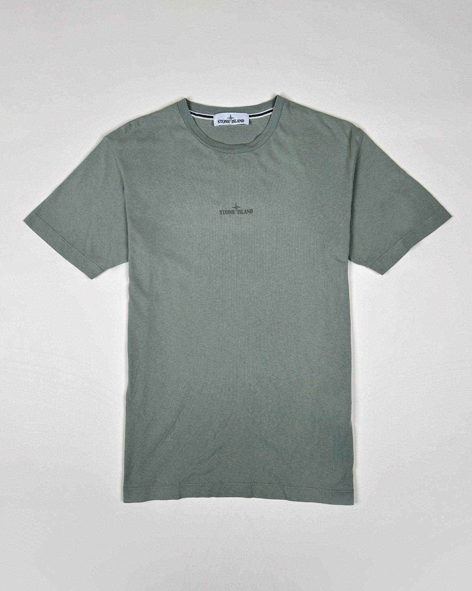 STONE ISLAND - TEE - SHIRT IMPRIMé à COL ROND EN COTON - KAKI - Taille S