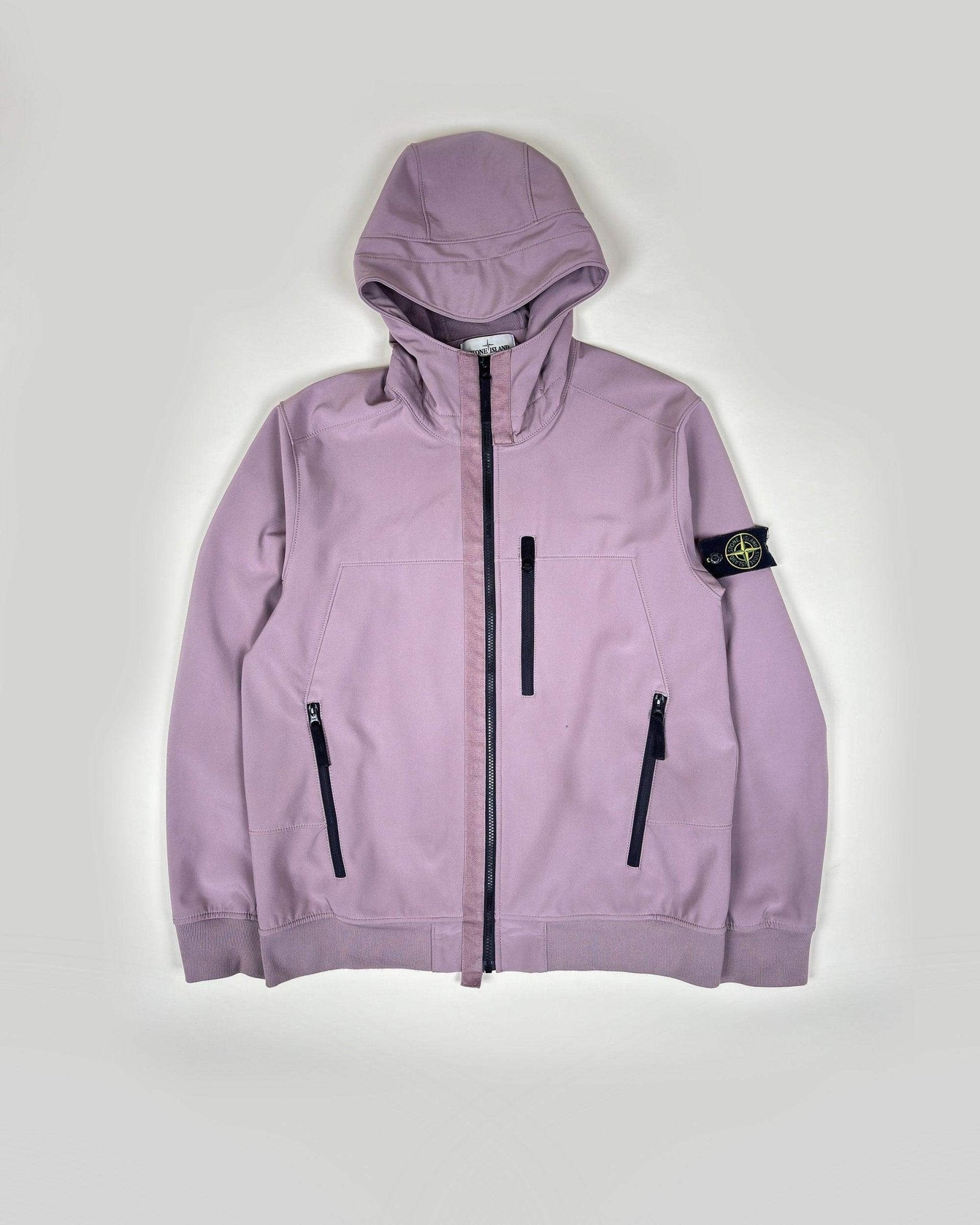 VESTE à CAPUCHE SOFT SHELL - R - ROSE - Taille XL - STONE ISLAND