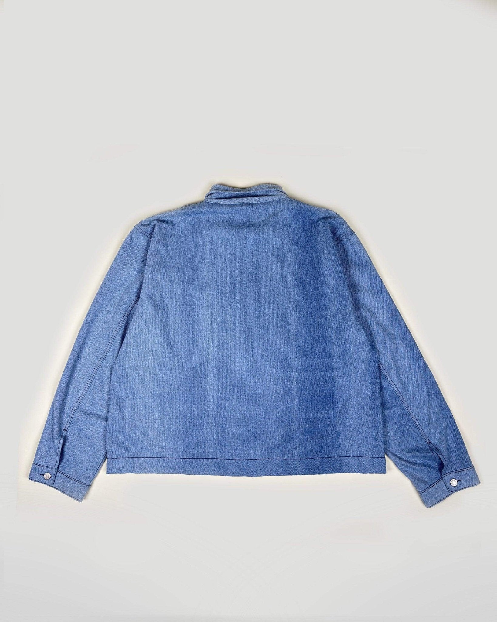 VESTE EN JEAN DéLAVéE - BLEU - Taille XXL - WALK IN PARIS